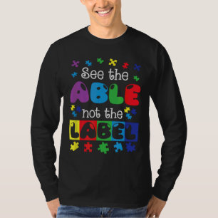 Camiseta Crianças De Autismo De Sensibilização Ism Para O P