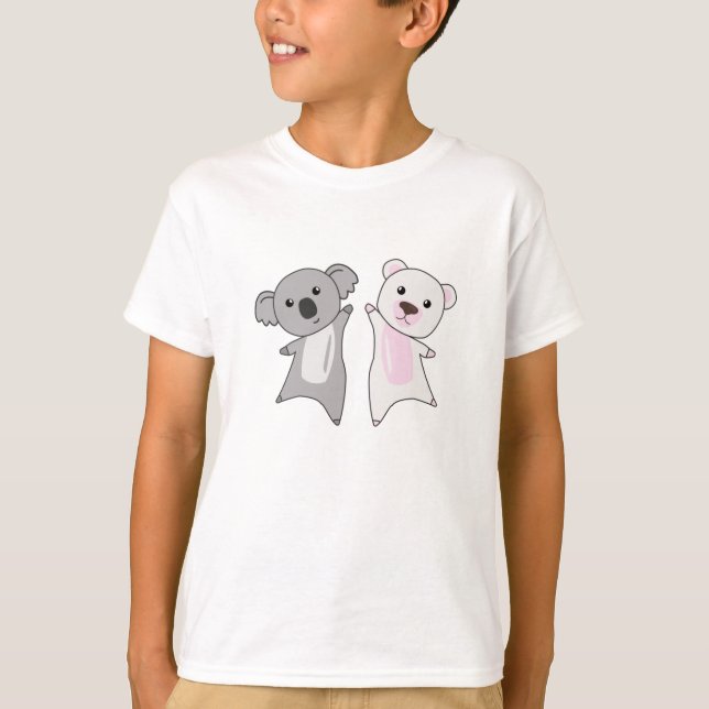 Camiseta Crianças De Barragens Polares De Koala (Frente)