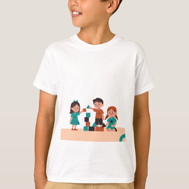 Camiseta Crianças de Brincadeira (Frente)