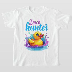 Camiseta Crianças De Camisas-T Caçadoras De Patos De Cruzei