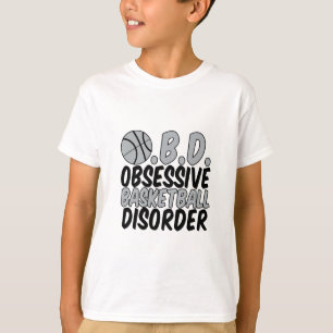 Camiseta Crianças de Cinzas Negras legal jogadoras de basqu