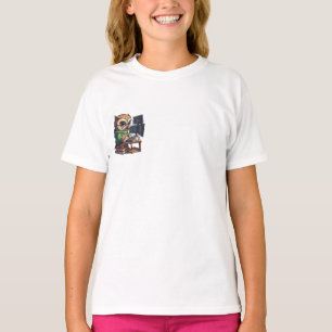 Camiseta Crianças de Computador Coruja Codificadora