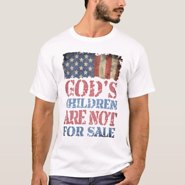 Camiseta Crianças de Deus não são para vender humor (Frente)