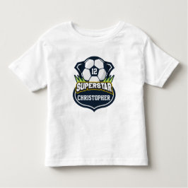 Camiseta Crianças de Futebol Superstar