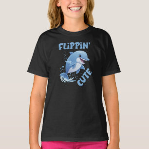 Camiseta Crianças de Golfinho Super Fofas