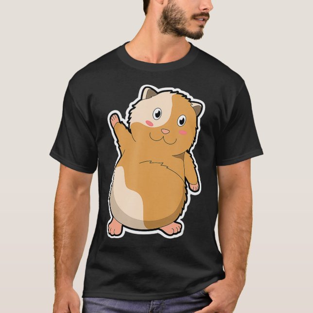 Camiseta Crianças de hamster de ouro divertido (4) (Frente)