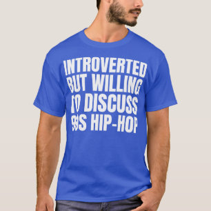 Camiseta Crianças de hip hop dos anos 90 introverteram-se m