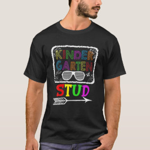 Camiseta Crianças De Jardim De Infância Estudaram Engraçado