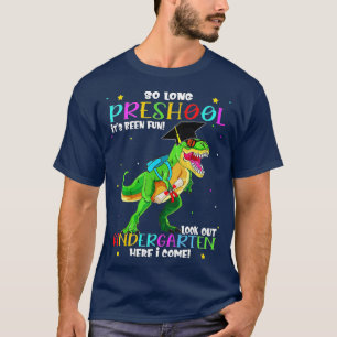 Camiseta Crianças De Longa Duração Para A Graduação Pré-Esc