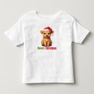 Camiseta Crianças de Natal da Mooey Cow