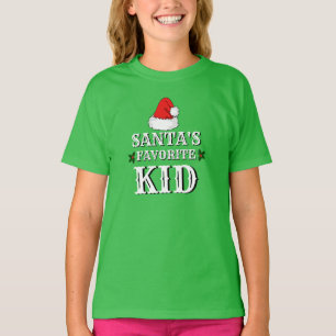 Camiseta Crianças de Natal Novato PAPAIS NOEIS FAVORITO