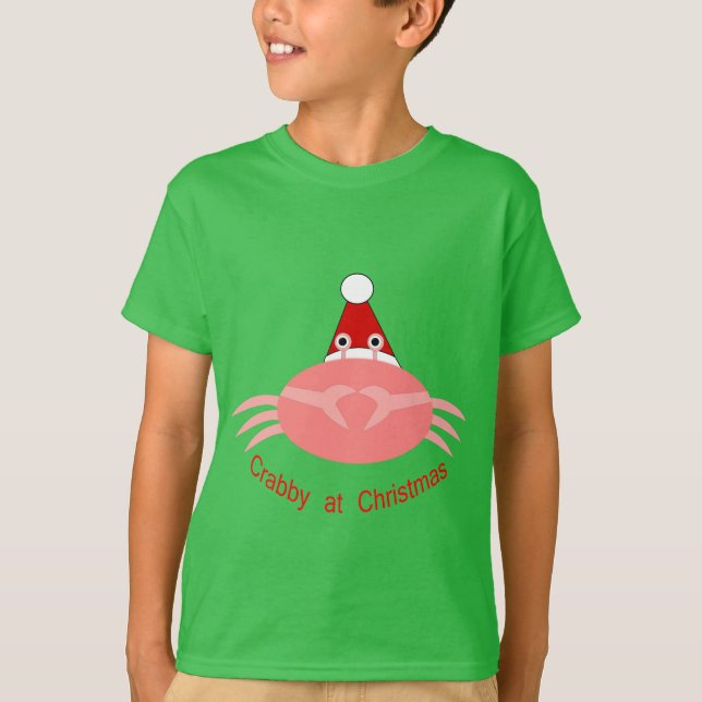 Camiseta Crianças de Natal T Shirt (Frente)