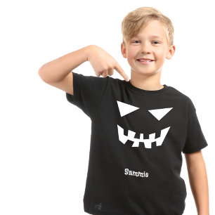 Camiseta Crianças de nomes personalizados do Black White Ha
