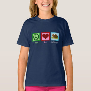 Camiseta Crianças de porcos da Peace Love Guiné