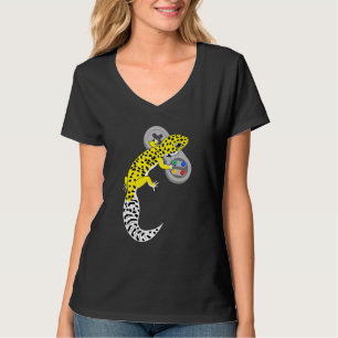 Camiseta Crianças de Répteis do Jogo Gecko