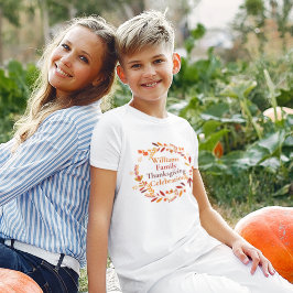 Camiseta Crianças de Reunião Personalizada da Família Wreat