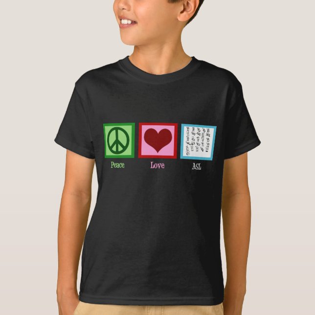 Camiseta Crianças de Sinais de Paz e Amor (Frente)