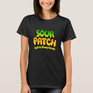 Camiseta Crianças De Sour Candy Patch Vermelhas Para Adulto
