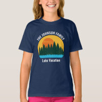 Crianças de Sunset Personalizadas de Cuta de Lago