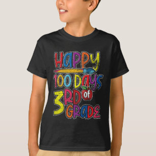Camiseta Crianças De Terceiro Grau Oferecidas Por 100 Dias 