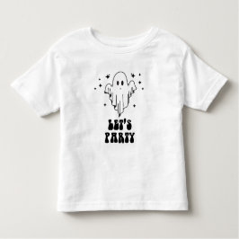 Camiseta Crianças de Vamos de Dia das Bruxas Spooky