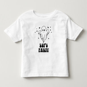 Camiseta Crianças de Vamos de Dia das Bruxas Spooky