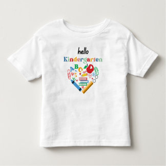 Camiseta Crianças De Volta À Escola "Alô"