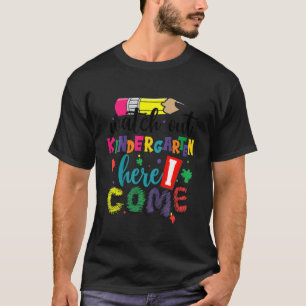 Camiseta Crianças De Volta À Escola Assistam Ao Jardim De I