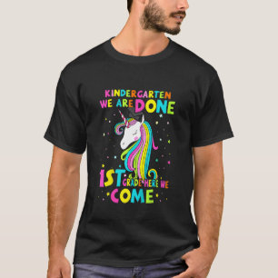 Camiseta Crianças De Volta À Escola Magia Unicórnio 1rua Aq