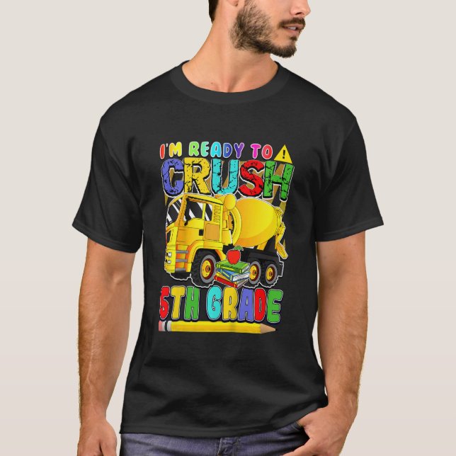 Camiseta Crianças De Volta Para A Misturadora De Escola Pro (Frente)