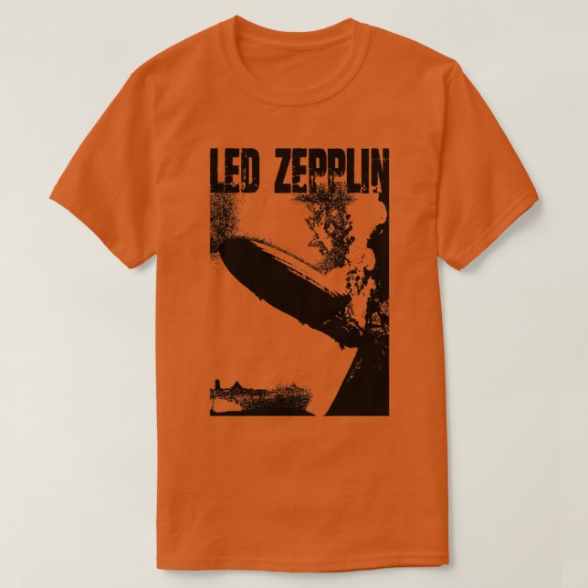 Camiseta Crianças de Zepplin Led Vintage (Frente do Design)