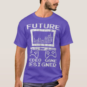 Camiseta Crianças Desenvolvedores de Jogo Futuro Designer d