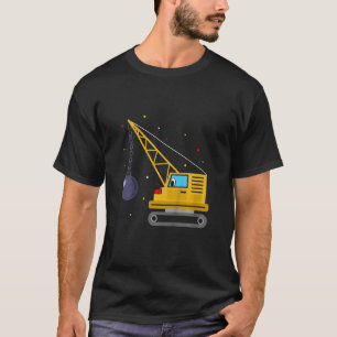 Camiseta Crianças destroçando a cavadora da esfera