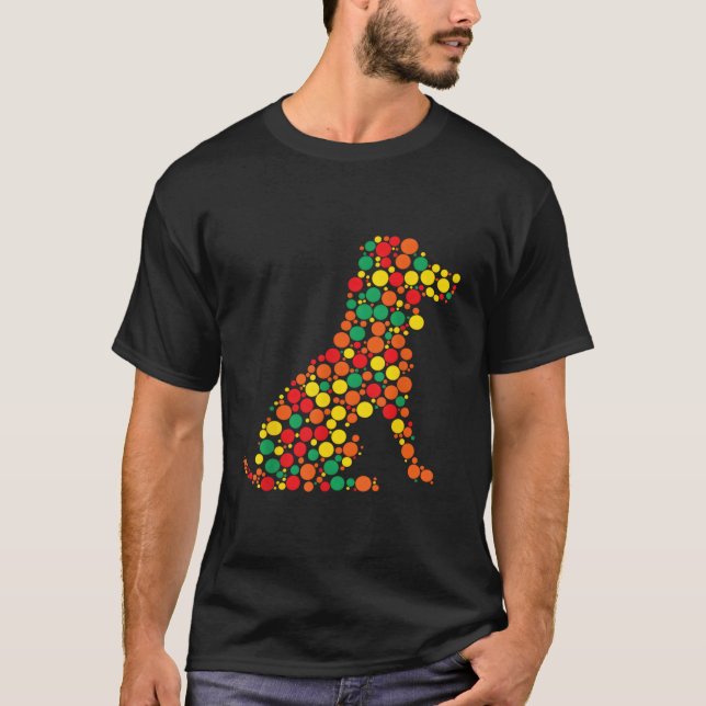 Camiseta Crianças Dia da Bolinhas Cachorro Internacional Cr (Frente)