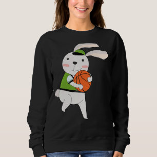 Camiseta Crianças Dia da Páscoa Caça ao Ovo Bunny Dunk Slam
