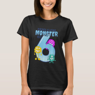 Camiseta Crianças Dieses Kleine Monster 6 caixa 6