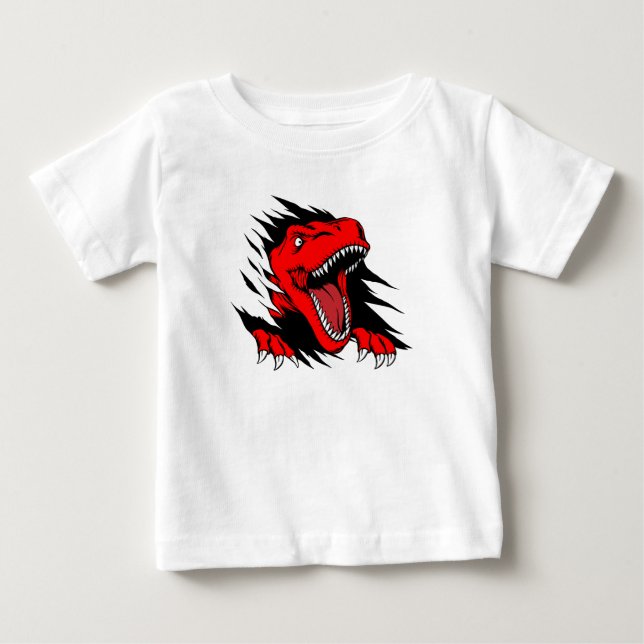 Camiseta Crianças dinossauros (Frente)