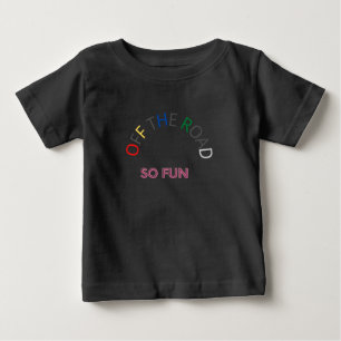 Camiseta Crianças Divertidas Bebê Preto