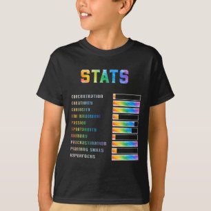 Camiseta Crianças Divertidas Com Estatísticas de TDAH Neuro