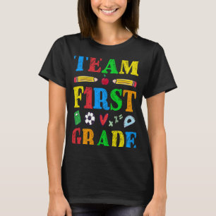 Camiseta Crianças do 1º ano do grupo Classe 1rua Voltar ao