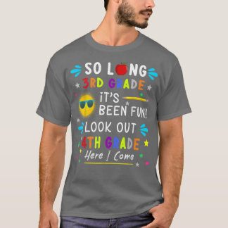 Camiseta Crianças do 3º ano... Aqui eu venho do 4º ano Grad