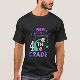 Camiseta Crianças do 4º ano Sereia Meninas Cute Princesa