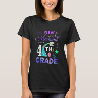 Camiseta Crianças do 4º ano Sereia Meninas Cute Princesa