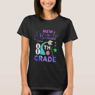 Camiseta Crianças do 8º ano Sereia Meninas Cute Princesa Oi