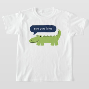 Camiseta Crianças do Alligator Engraçado