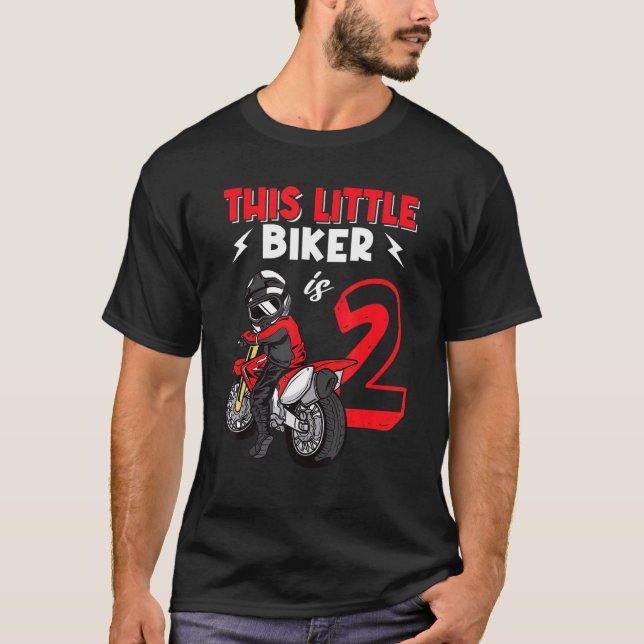 Camiseta Crianças do Biker, 2 anos (Frente)