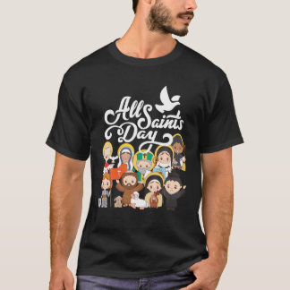 Camiseta Crianças do dia todo Rua católica Francis Therese 