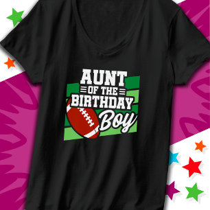 Camiseta Crianças do Festa de Futebol Tia do Aniversário