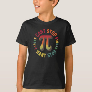 Camiseta Crianças do Pi-day - Símbolo de Números de Pi -
