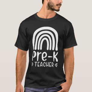 Camiseta Crianças do Pré-K Rainbow na Primeira Infância - A